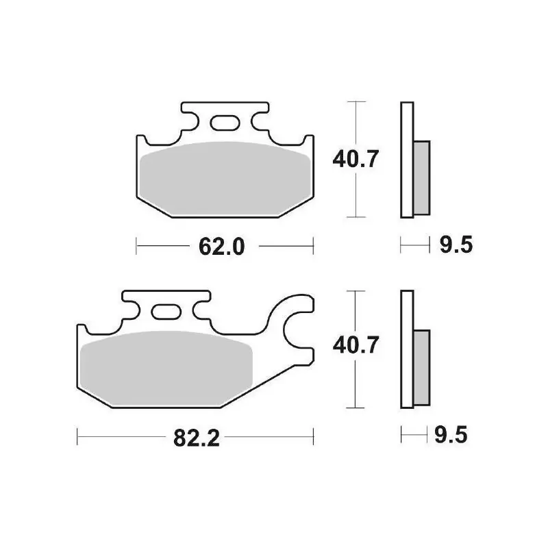 Affare PASTIGLIE FRENO SBS 196HF