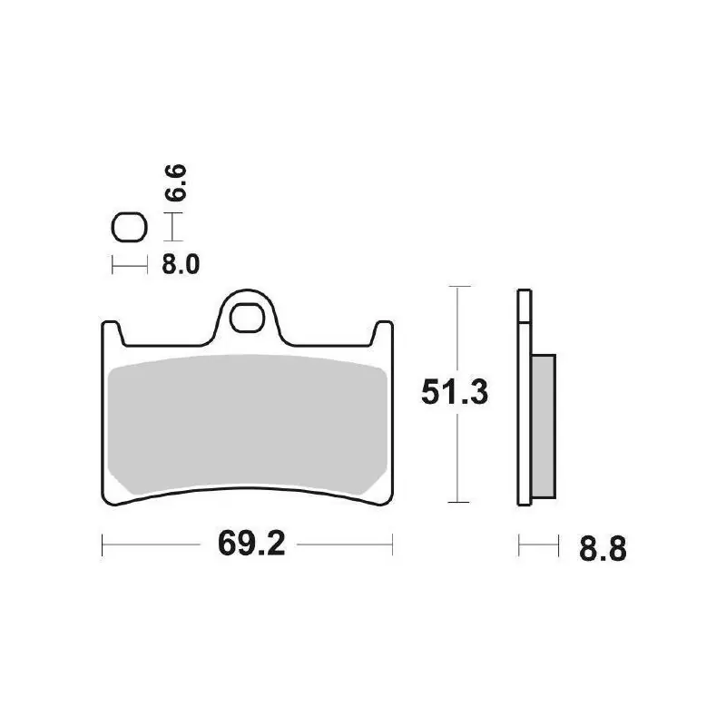PASTIGLIE FRENO SBS 198MS Promozione Esclusiva