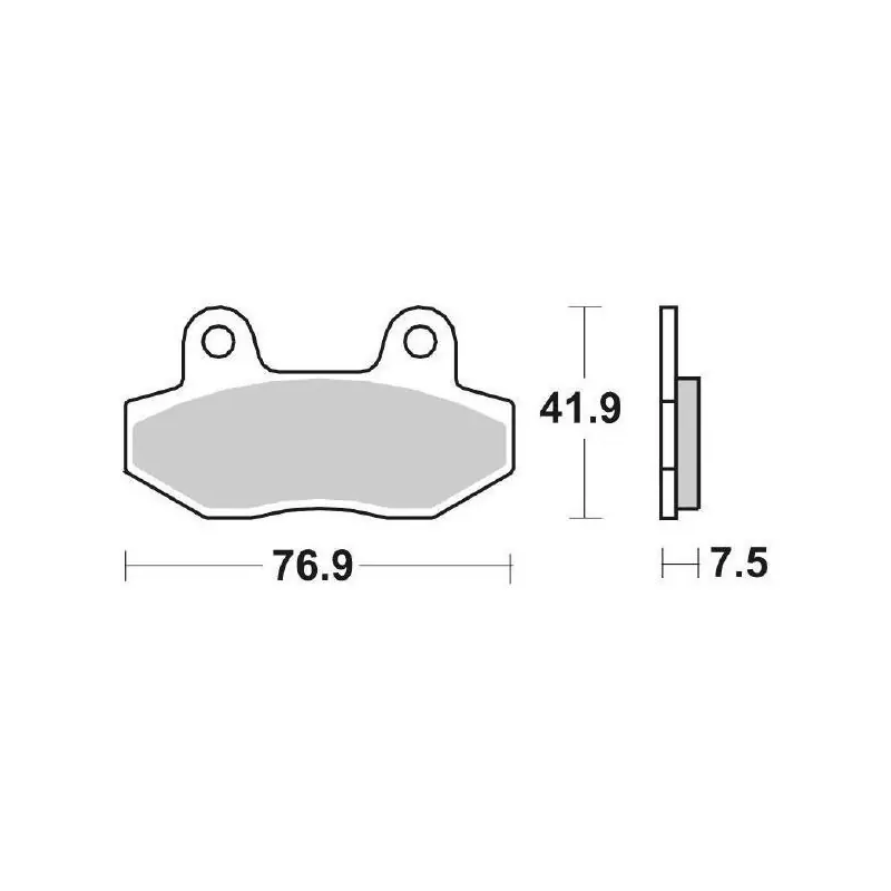 Occasione Imperdibile PASTIGLIE FRENO SBS 200HF