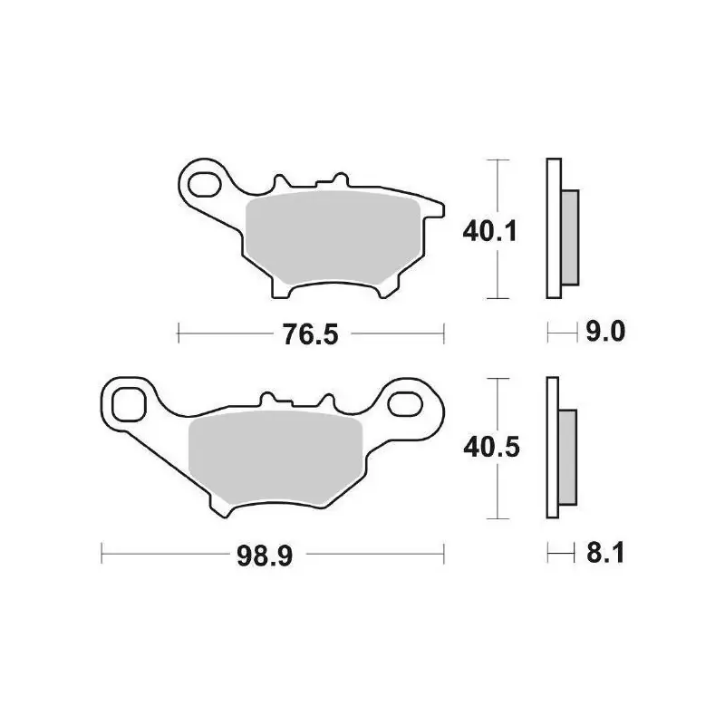 Più Venduto PASTIGLIE FRENO SBS 206CT