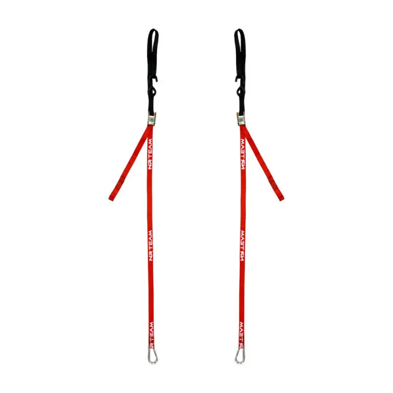 COPPIA CINGHIE FISSAGGIO MOTO 25MM ROSSE Prezzo Ridotto