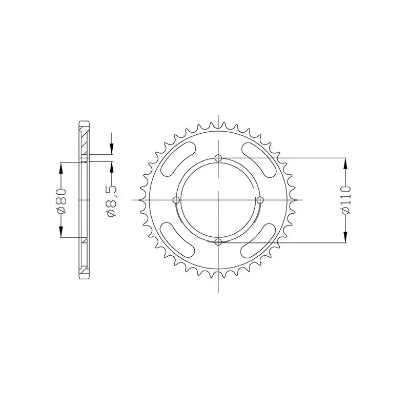 Offerta Del Giorno CORONA IN ACCIAIO P428 - Z42 (DIS.00006)