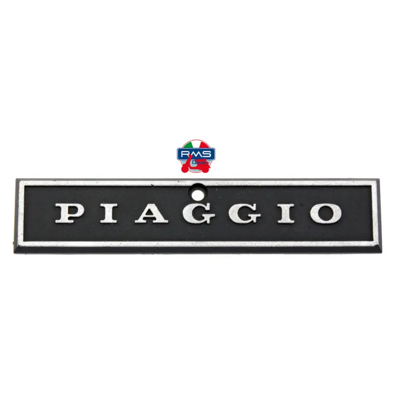 TARGHETTA PER CALANDRA RMS CLASSIC PIAGGIO VESPA PX 125-150-200CC 181329 Nuovo Arrivo