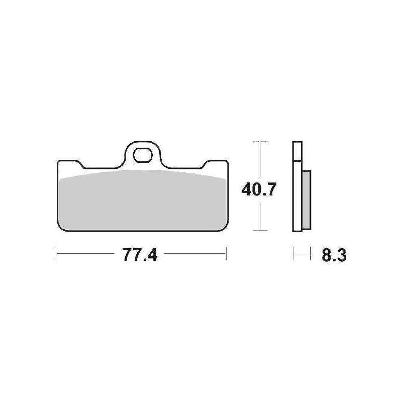 PASTIGLIE FRENO ANTERIORE RACING SBS 695DC Professionale