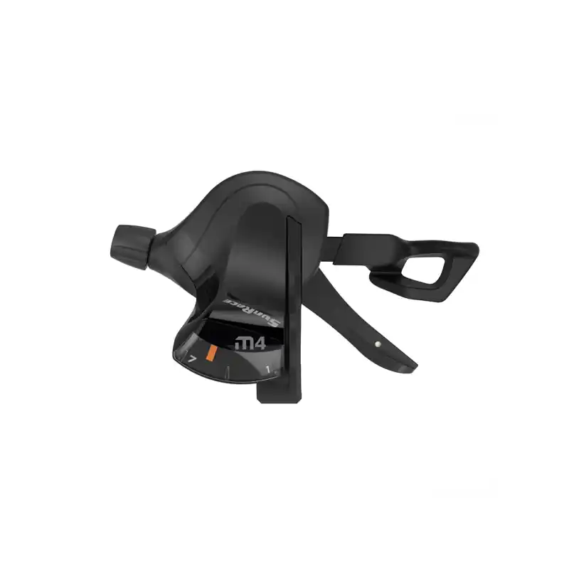 COMANDO CAMBIO DLM 403 COMPATIBILE SHIMANO - 7V, DESTRO, COLLARINO, CON DISPLAY, NERO Spedizione Gratuita