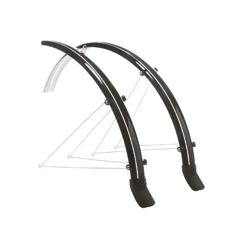 KIT PARAFANGHI POLICARBONATO CON PARASPRUZZO - 28 X 48 MM, NERO Affare