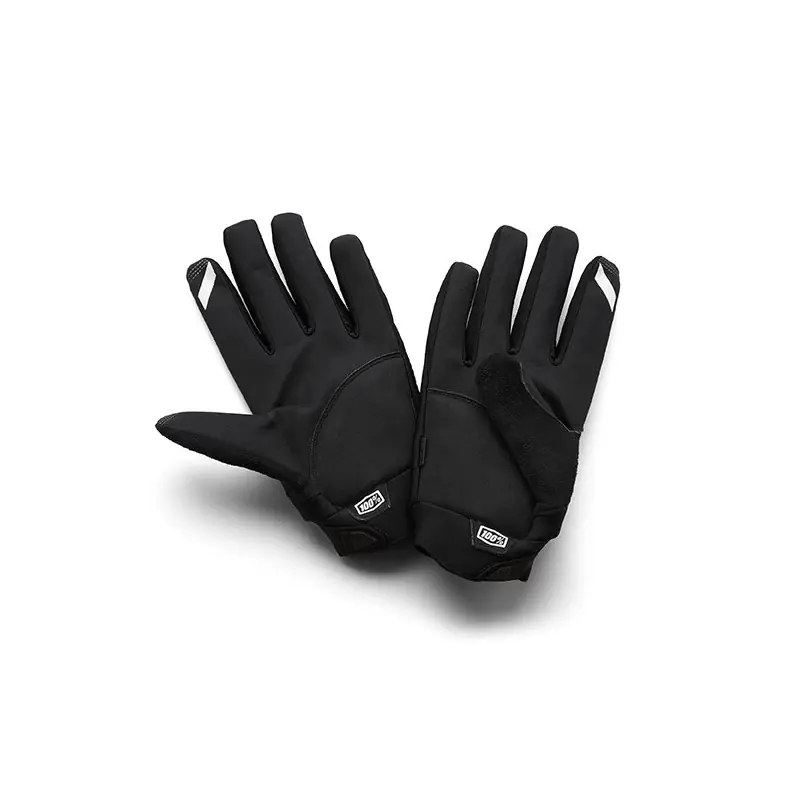 GUANTI 100% BRISKER YOUTH BLACK (M) Prezzo Basso