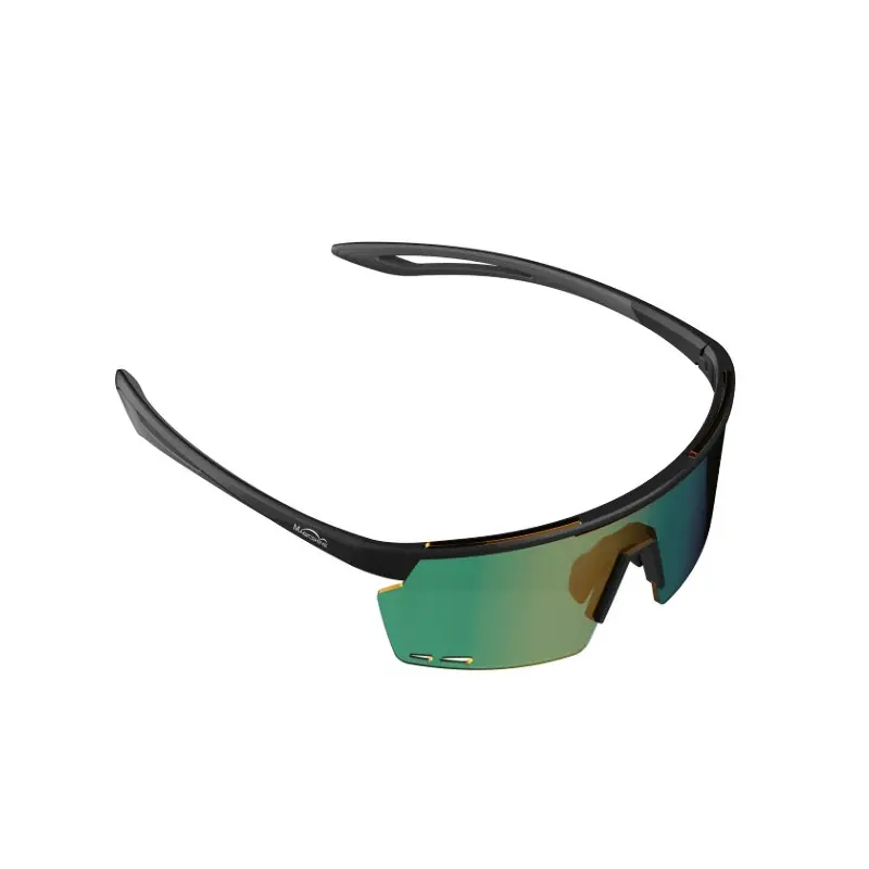 MAGICSHINE - OCCHIALI ROULEUR NERO/GRIGIO - LENTE VERDE Professionale