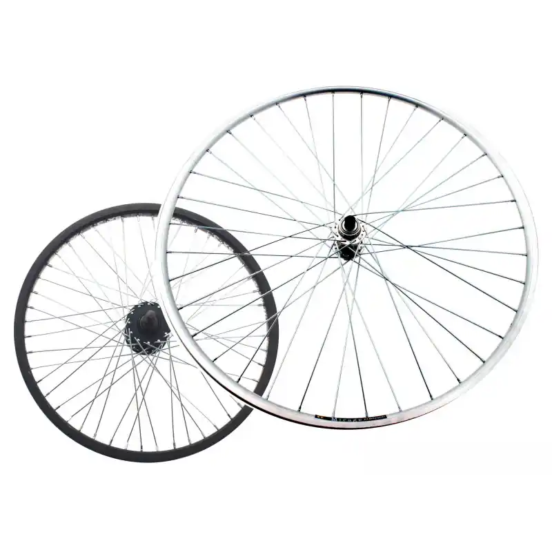 RUOTA ANTERIORE MTB / TOURING 20X1,75 - PERNO 3/8, SFERE, MOZZO ACCIAIO, CERCHIO ALLUMINIO Spedizione Gratuita