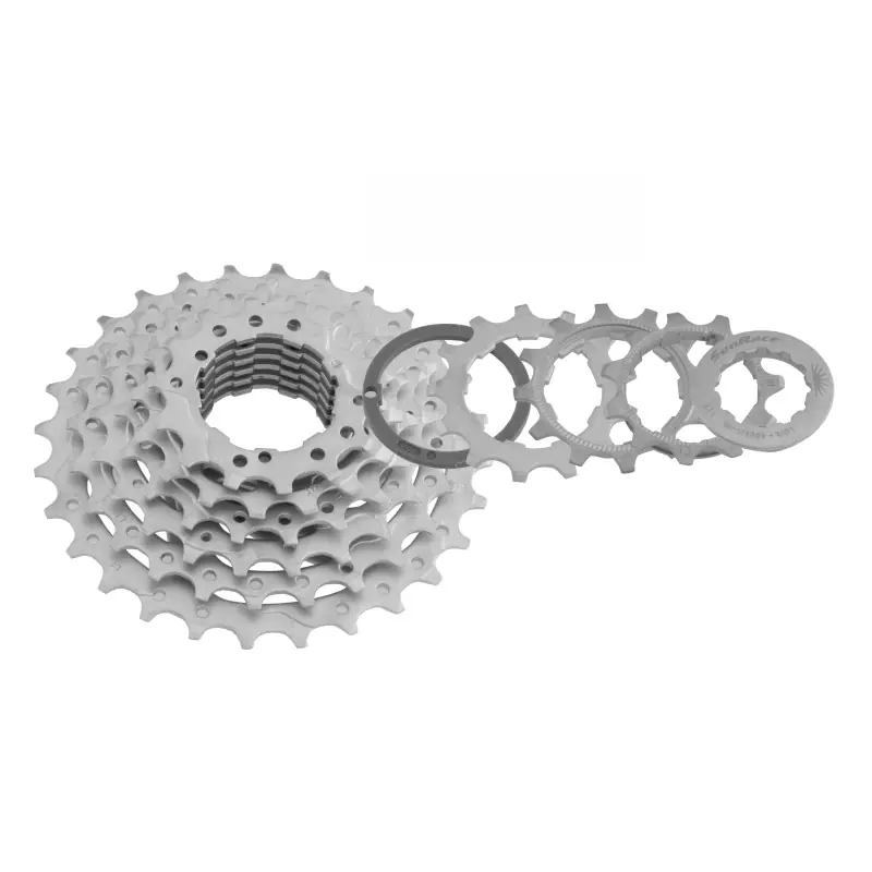 PACCO PIGNONI A CASSETTA R91 9V - 11-28 DENTI, ARGENTO, SH11 Affare
