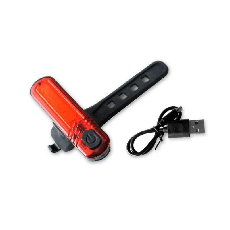 FANALINO POSTERIORE A LED ROSSO RICARICABILE USB 1 A Buon Prezzo