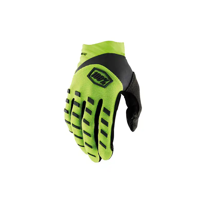 GUANTI 100% AIRMATIC FLUO YELLOW/BLACK (XXL) Ultime Pezzi