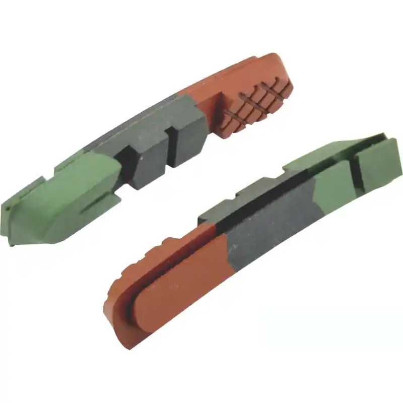 COPPIA PATTINI RICAMBIO TRIPLA MESCOLA PER MTB V-BRAKE 72MM Prezzo Basso