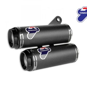 96481221A COPPIA TERMINALI RACING CARBONIO TERMIGNONI DUCATI MONSTER 1200 S / R 2017- Più Venduto