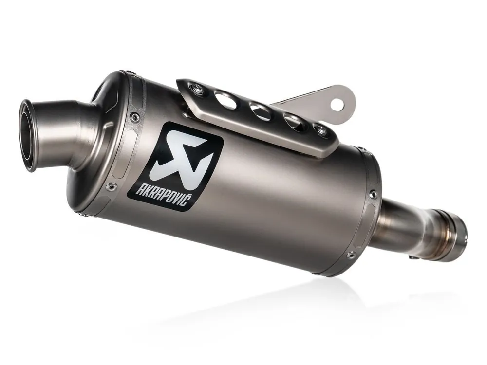 TERMINALE SCARICO SLIP ON AKRAPOVIC TITANIO TRIUMPH SCRAMBLER 400 X / SPEED 2023-2026- Soddisfatti O Rimborsati
