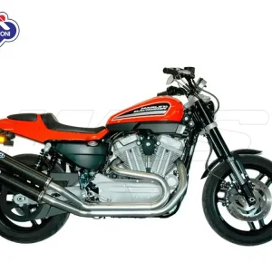 COPPIA TERMINALI INOX CARBONIO TERMIGNONI HARLEY DAVIDSON XR 1200 R OMOLOGATO- Ordina Subito