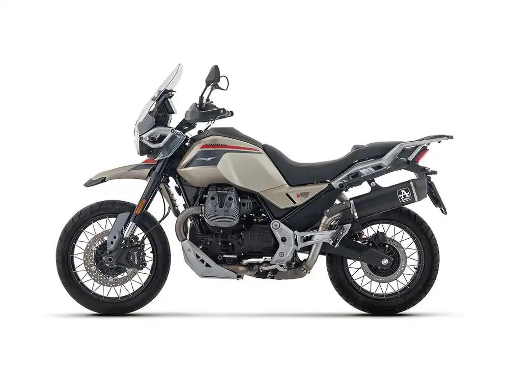 TERMINALE INDY RACE ALLUMINIO DARK-CARBY ARROW MOTO GUZZI V85 TT 2025- Acquista Ora
