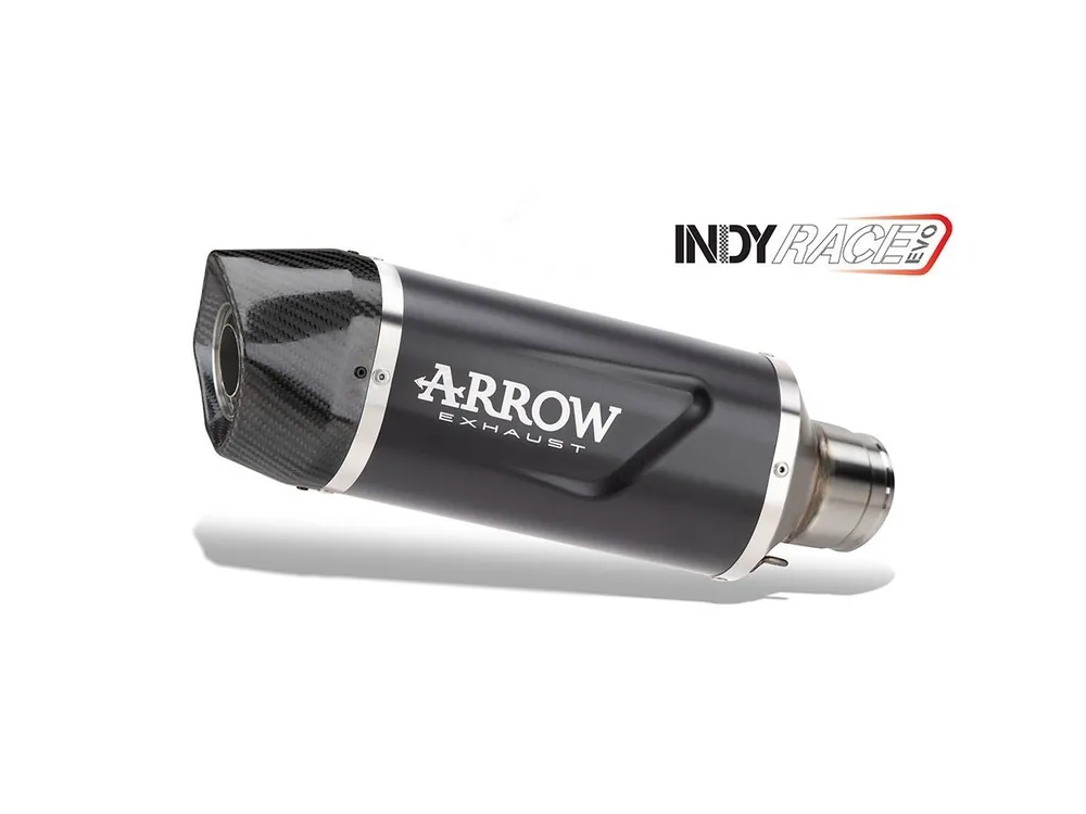 TERMINALE INDY RACE EVO ALLUMINIO DARK-CARBY ARROW KTM DUKE 390 2024- Spedizione Espresso