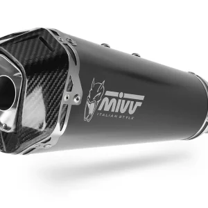 TERMINALE DELTA RACE INOX NERO MIVV VESPA GTV 300 2023-2024- Nuova Collezione