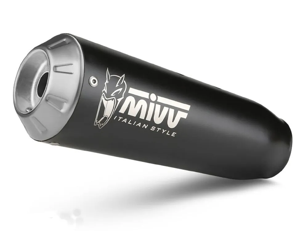 TERMINALE MIVV X-M1 ACCIAIO INOX NERO DUCATI SCRAMBLER 800 ICON 2021-2022- Economico