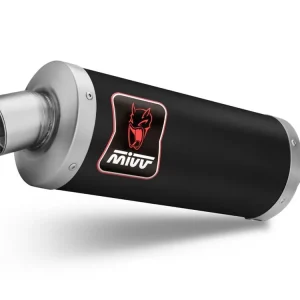 Più Venduto TERMINALE MIVV DAKAR INOX NERO OMOLOGATO EURO 5 APRILIA TUAREG 660 2022-2024-