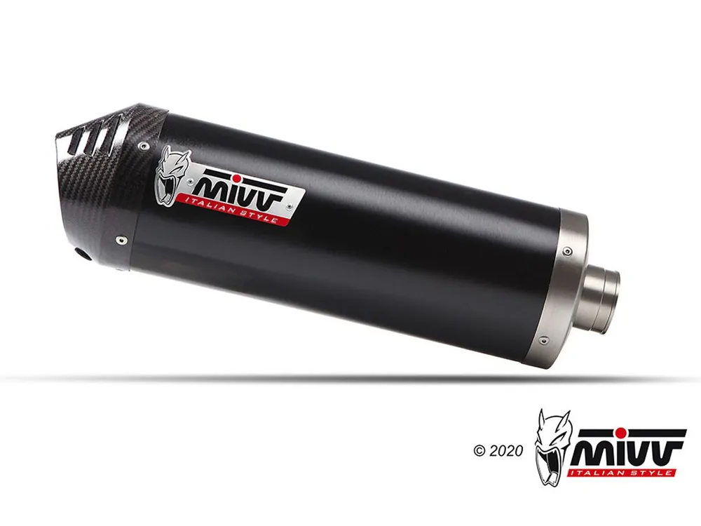 Affare TERMINALE MIVV OVAL ACCIAIO INOX NERO KAWASAKI ZZR 1400 2008-2011-