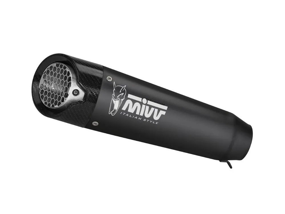 Professionale TERMINALE MIVV X-M5 INOX NERO TRIUMPH SPEED TRIPLE 1050 R / RS / S 2018-2020-