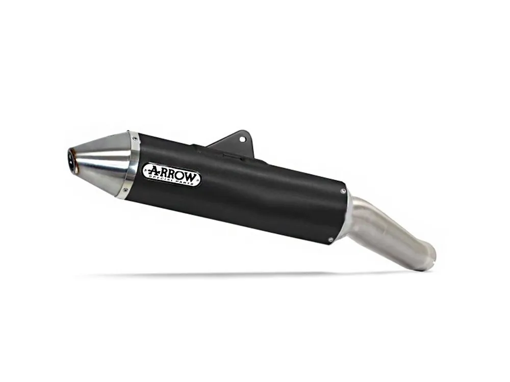 SILENZIATORE THUNDER ARROW ALLUMINIO SCURO INOX OMOLOGATO HONDA CRF 300 L 2021-2024- Bestseller