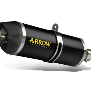SILENZIATORE RACE TECH ARROW ALLUMINIO DARK CARBONIO HONDA CBR 500 R 2013-2015- Ultimissimo Modello