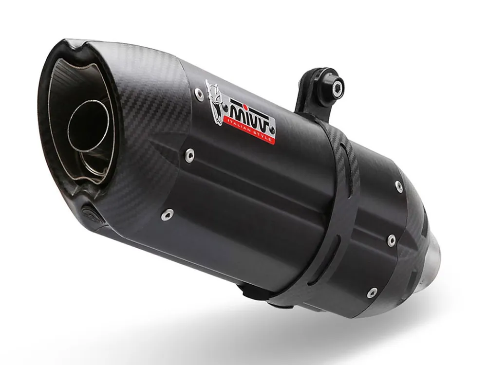 Consegna Rapida TERMINALE MIVV SUONO ACCIAIO NERO YAMAHA YZF R25 2015-2024-