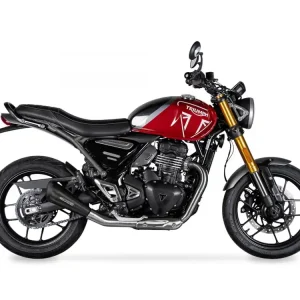 SILENZIATORE EVO5 INOX NERO SATINATO SPARK TRIUMPH SPEED 400 2024-2025- Più Venduto
