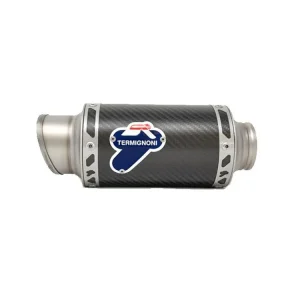 Pagamento Sicuro TERMINALE SLIP ON TERMIGNONI GP CLASSIC TITANIO FONDELLO ACCIAIO INOX-
