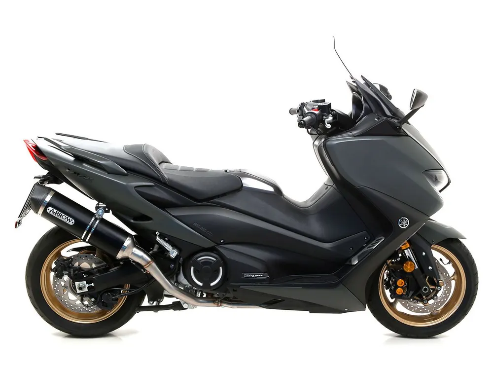 Ultimissimo Modello SILENZIATORE RACE TECH ARROW ALLUMINIO NERO YAMAHA T-MAX 560 2020-2024-
