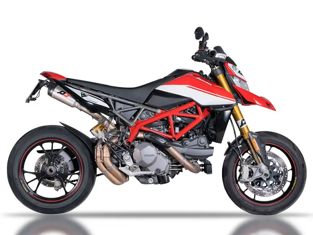 COPPIA TERMINALI GUNSHOT TITANIO QD EXHAUST DUCATI HYPERMOTARD 950 2019-2020- Ordina Subito