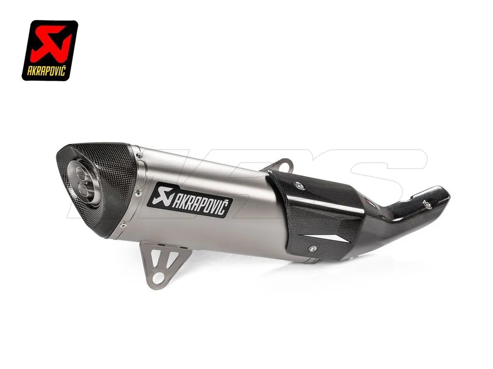 Esclusivo TERMINALE SLIP ON AKRAPOVIC TITANIO CARBONIO BMW C 400 X / GT 2019-2020-
