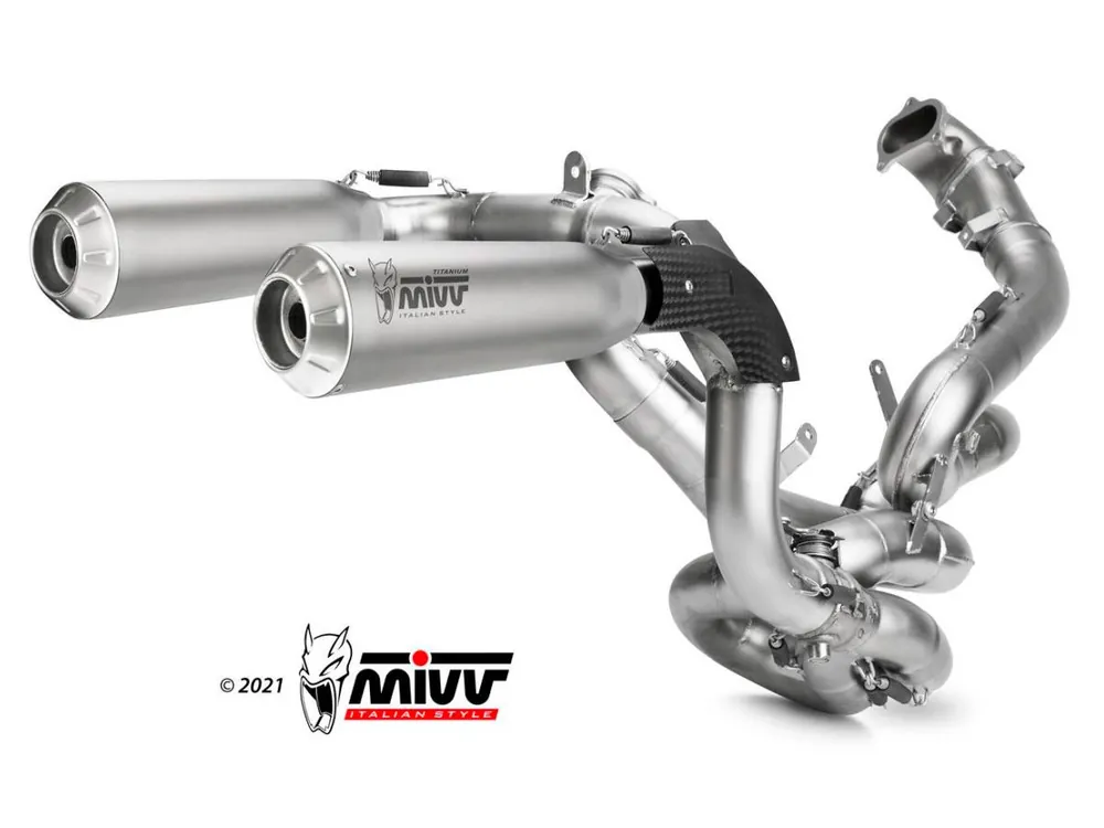 SCARICO COMPLETO EVO ALTO X-M1 MIVV TITANIO DUCATI PANIGALE V2 2020-2024- Solo Oggi