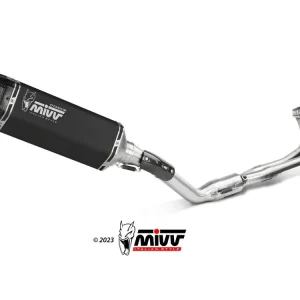 SCARICO COMPLETO SR-1 MIVV TITANIO NERO YAMAHA T-MAX 560 2022-2024- Popolare