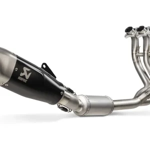 Ultima Occasione SCARICO COMPLETO RACING AKRAPOVIC TITANIO NERO TRIUMPH TRIDENT 660 2021-2024-