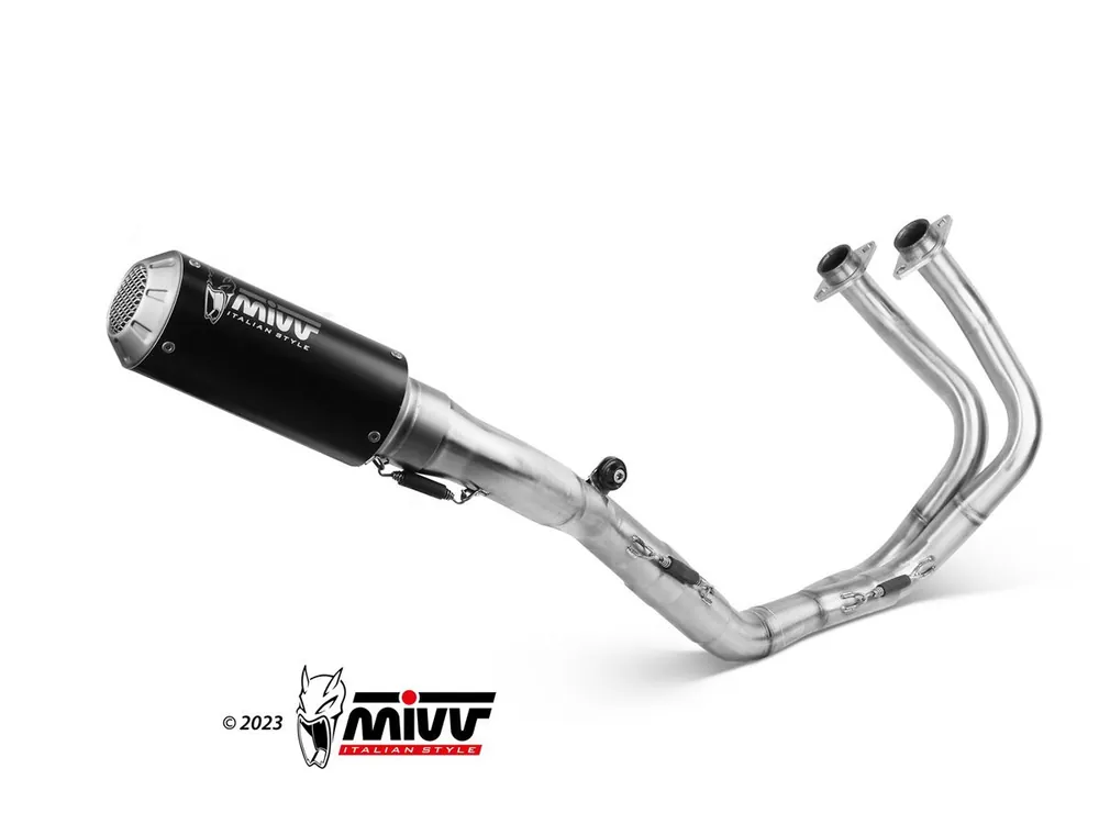 SCARICO COMPLETO MIVV POWER STEEL MK3 INOX NERO YAMAHA YZF R25 2015-2024- Ultime Pezzi