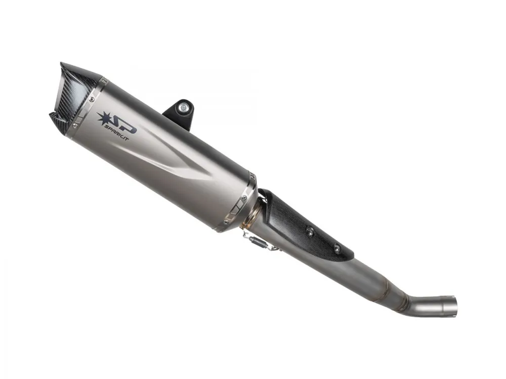SCARICO SEMICOMPLETO RACING FORCE EVO TITANIO SPARK TRIUMPH STREET TRIPLE 765 RS / R / MOTO2 2023-2024- Spedizione Gratuita