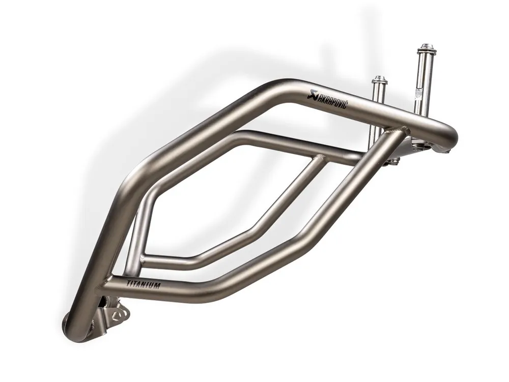 BARRE DI PROTEZIONE SUPERIORI TITANIO AKRAPOVIC BMW R 1250 GS / ADV 2019-2023- Promozione Esclusiva