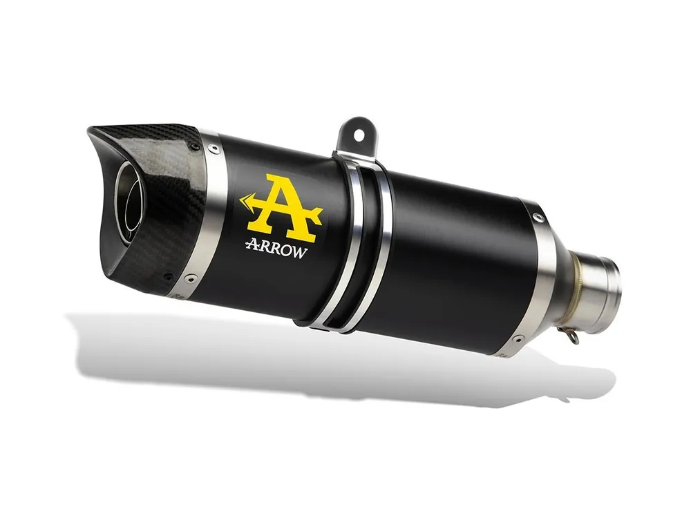 TERMINALE THUNDER ALLUMINIO DARK-CARBY ARROW YAMAHA WR 125 R 2026- Pagamento Sicuro