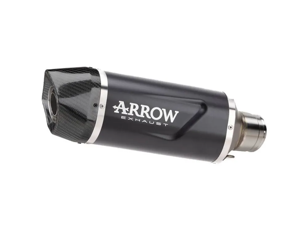 Nuova Collezione SILENZIATORE INDY RACE EVO ALLUMINIO DARK CARBONIO ARROW KTM 125 ENDURO R / SMC-R 2025-2026-