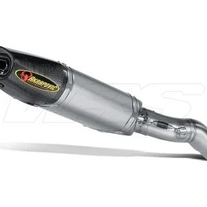 Subito Disponibile TERMINALE AKRAPOVIC TITANIO KAWASAKI ZX-6R 2007-2008 OMOLOGATO-