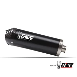 TERMINALE MIVV OVAL INOX NERO-CARBONIO BENELLI LEONCINO 500 2017-2025- Di Tendenza