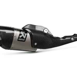 Nuova Collezione TERMINALE TITANIO PARACALORE CARBONIO AKRAPOVIC OMOLOGATO SUZUKI GSX-S 1000 GX 2024-2025-