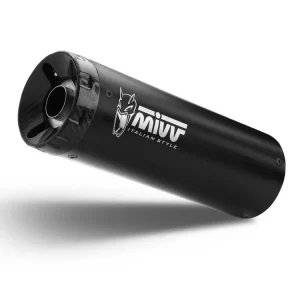 TERMINALE HR-1 ACCIAIO INOX NERO FONDELLO CARBONIO CORTO MIVV HONDA CL 500 2023-2024- Di Tendenza