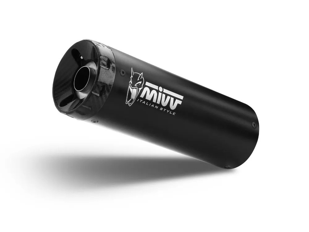 TERMINALE HR-1 ACCIAIO INOX NERO FONDELLO CARBONIO CORTO MIVV HONDA CL 500 2023-2024- Di Tendenza