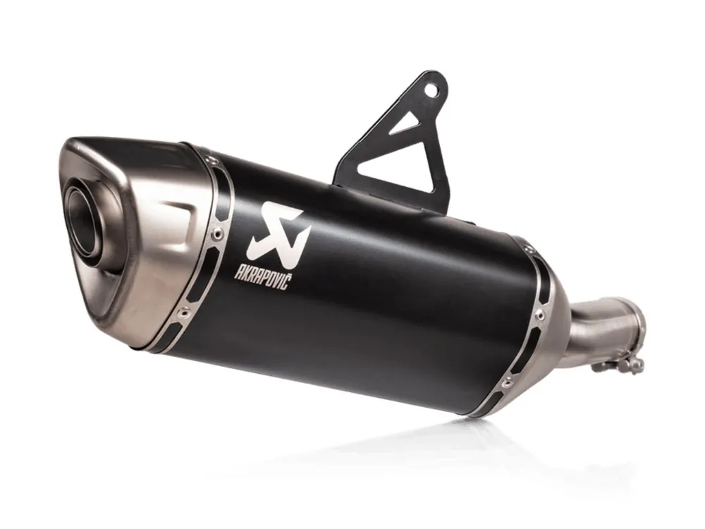 TERMINALE SCARICO SLIP ON AKRAPOVIC TITANIO NERO HONDA XL 750 TRANSALP 2023-2026- Spedizione Gratuita