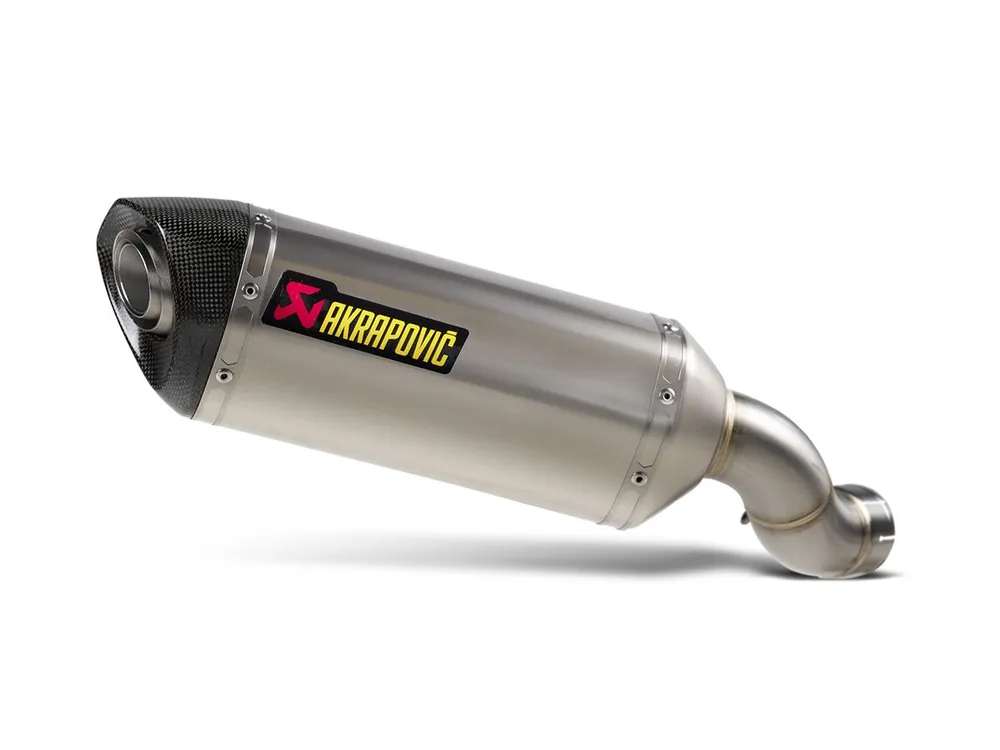 TERMINALE SCARICO AKRAPOVIC TITANIO KAWASAKI Z 900 A2 2018-2023 OMOLOGATO- Spedizione Espresso